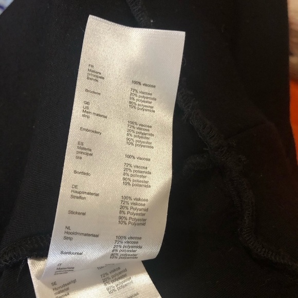 MAJE Black Hashtag Heart Embroidered Pullover Sweater Size S - Picture 6 of 6